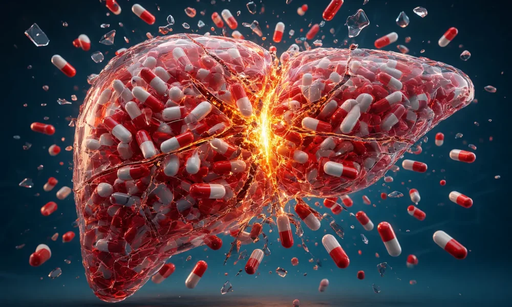 acetaminophen liver injuries US poison centers extra strength