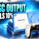 Sony PlayStation disc output falls 10 percent 2028