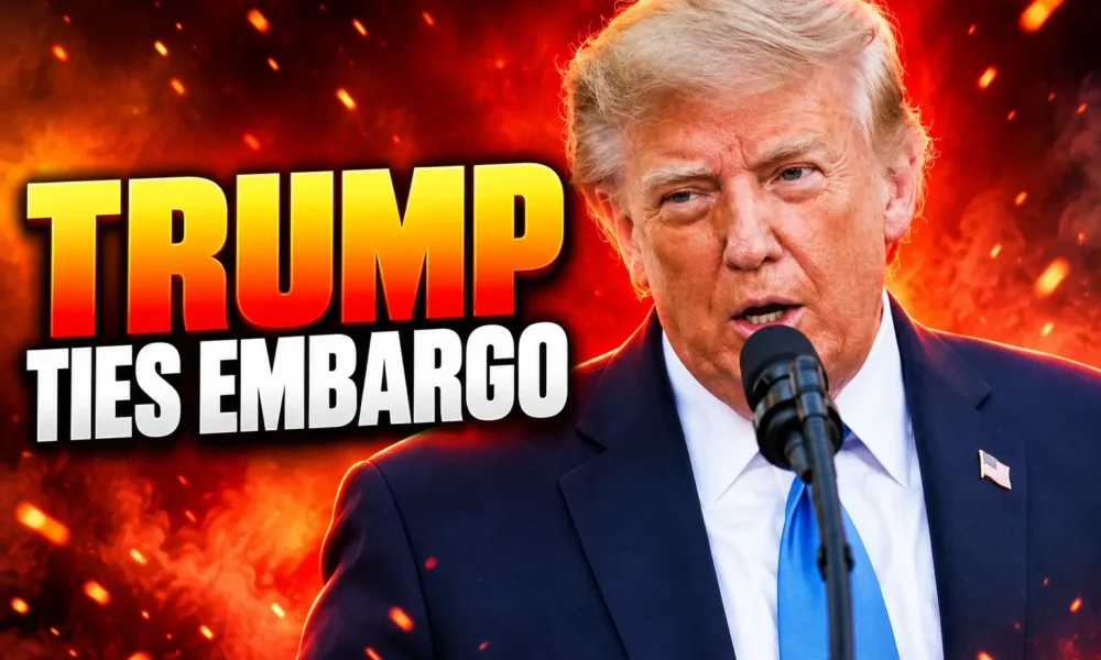 Trump ties trade embargo to Fed rate cut