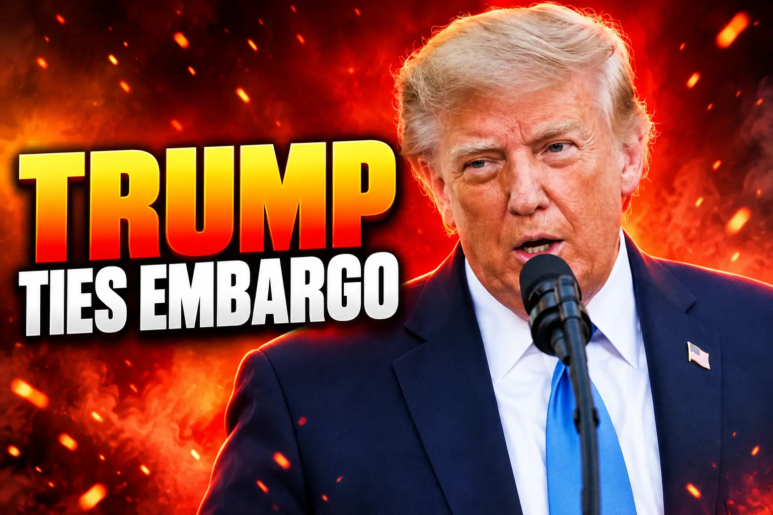 Trump ties trade embargo to Fed rate cut