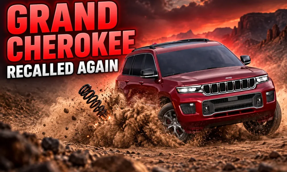 Jeep Grand Cherokee third rear coil spring recall