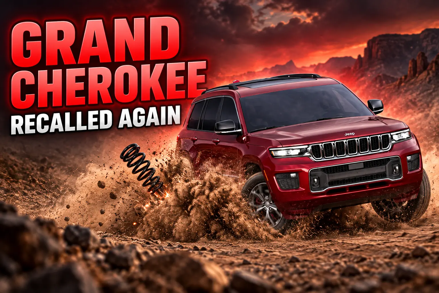 Jeep Grand Cherokee third rear coil spring recall