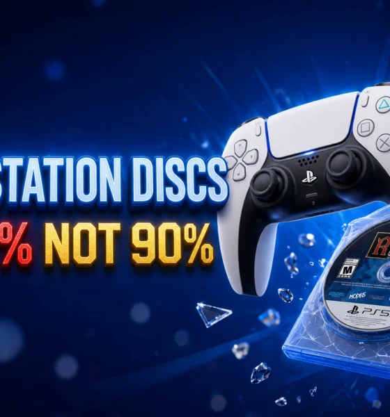 Sony DADC PlayStation disc production 10 percent 2028