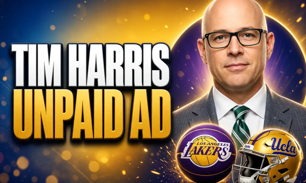 Tim Harris unpaid UCLA athletic director Lakers executive