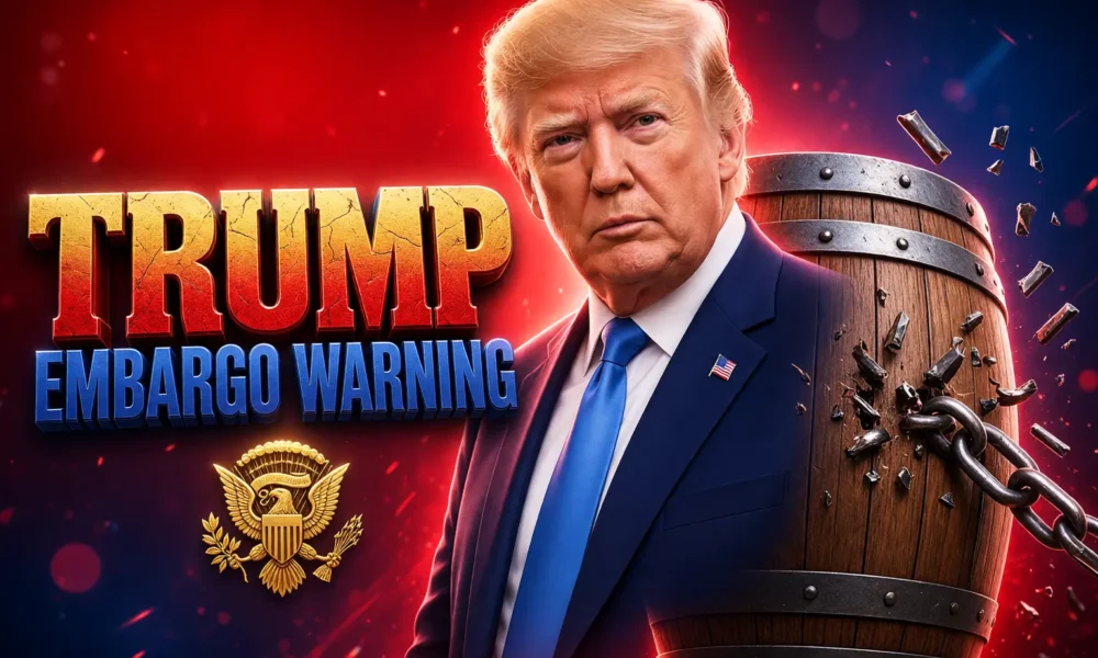 Trump embargo threat unless Federal Reserve cuts rates