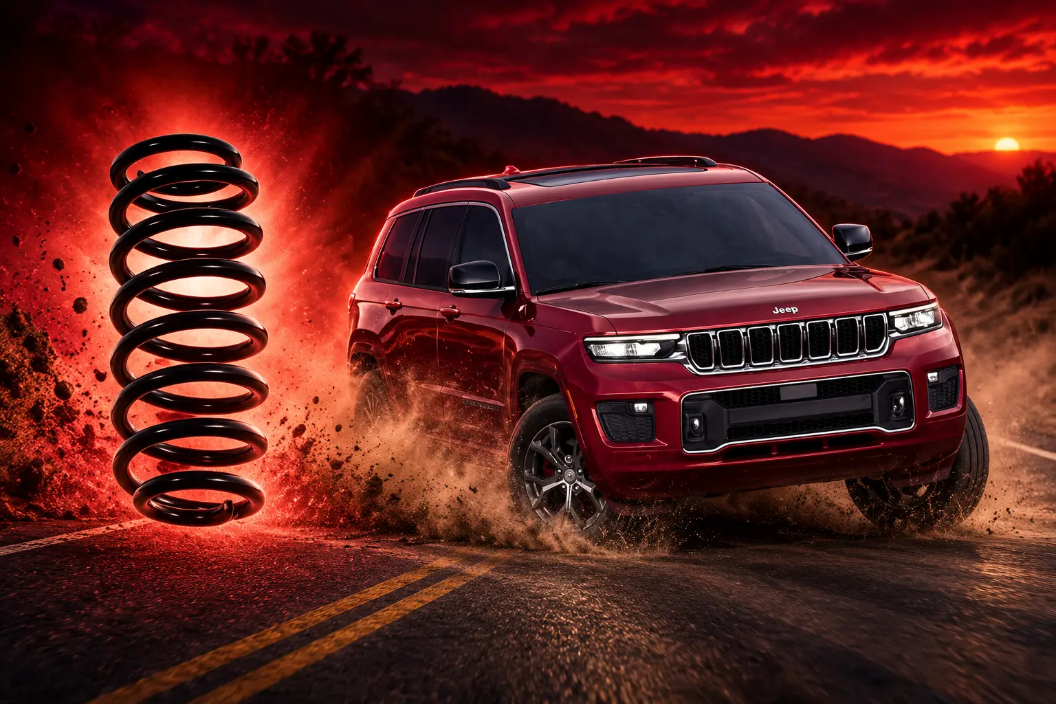 Jeep Grand Cherokee third rear coil spring recall