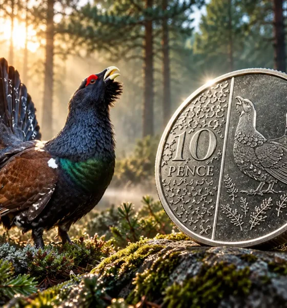 7.1 million capercaillie 10p coins outnumber Scotland’s birds