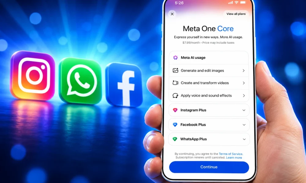 Meta One Core $7.99 bundles Plus apps