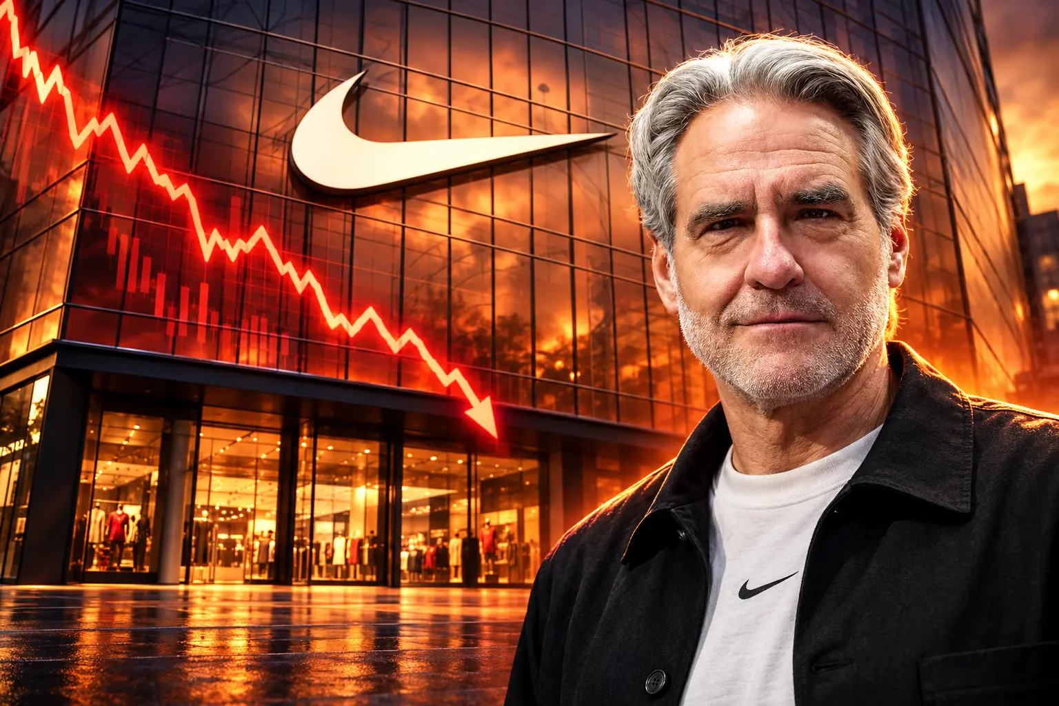 Nike stock drop after Q1 sales and Pace cuts