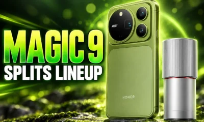 Honor Magic 9 square 55MP Agile Eye selfie camera