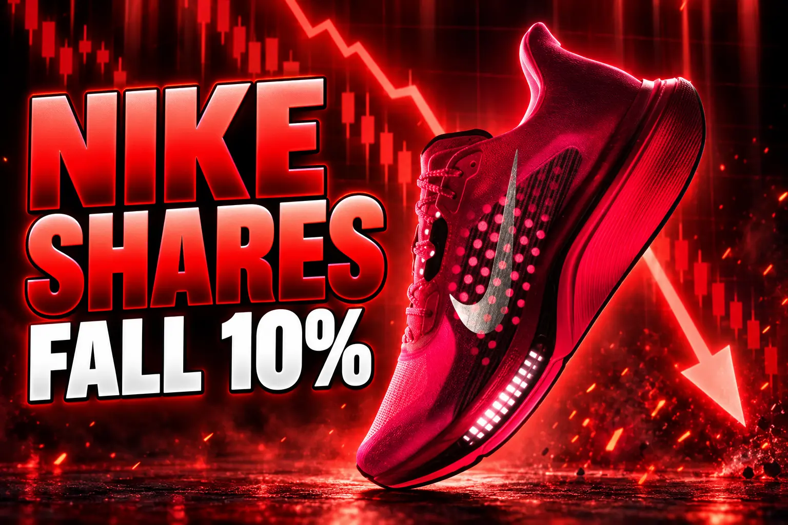 Nike stock drop after Q1 sales and Pace cuts
